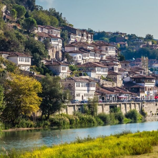 Berat city Albania